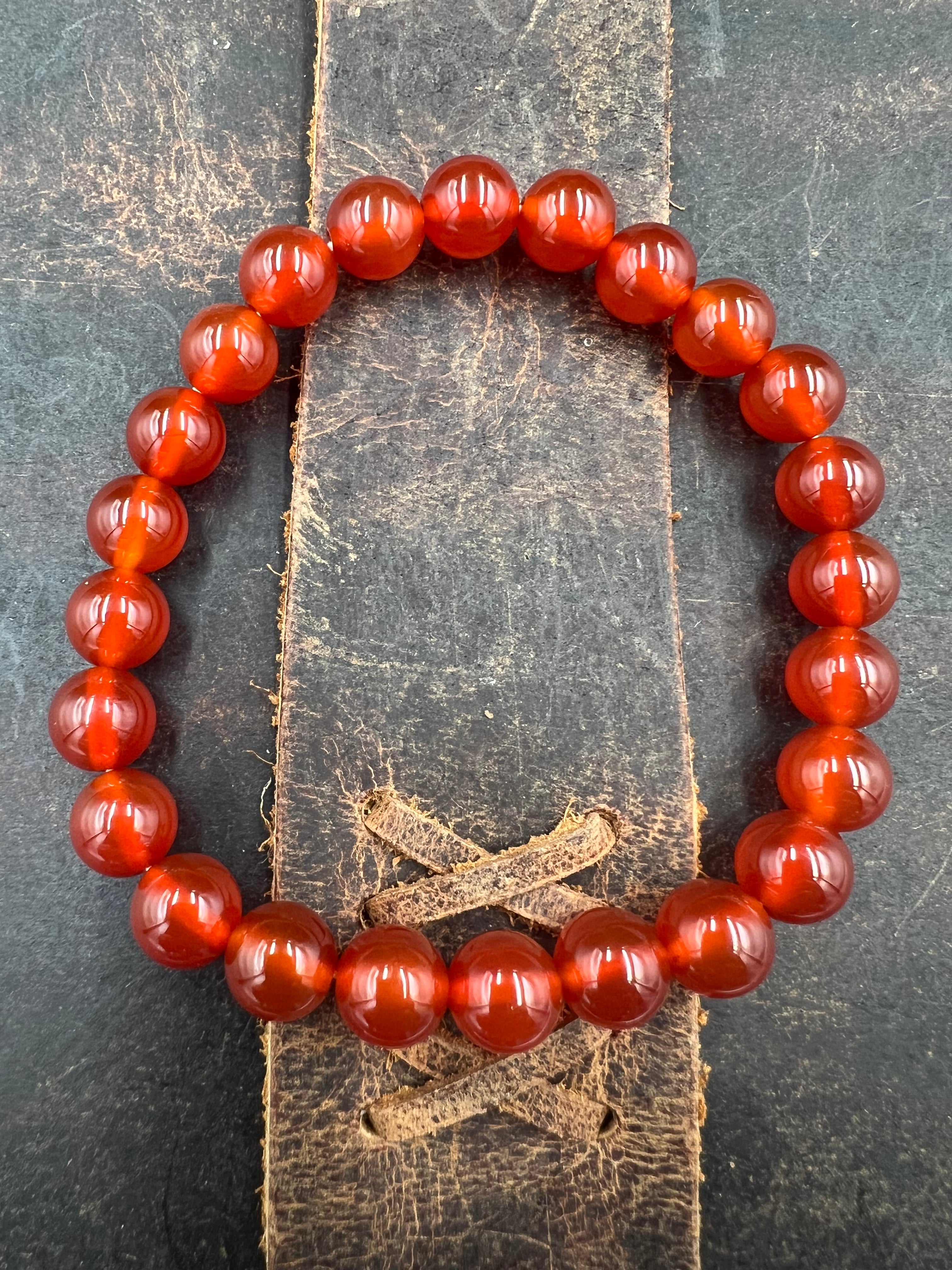 Stone Gem Bracelet - 8mm beads - Motif Metalworks