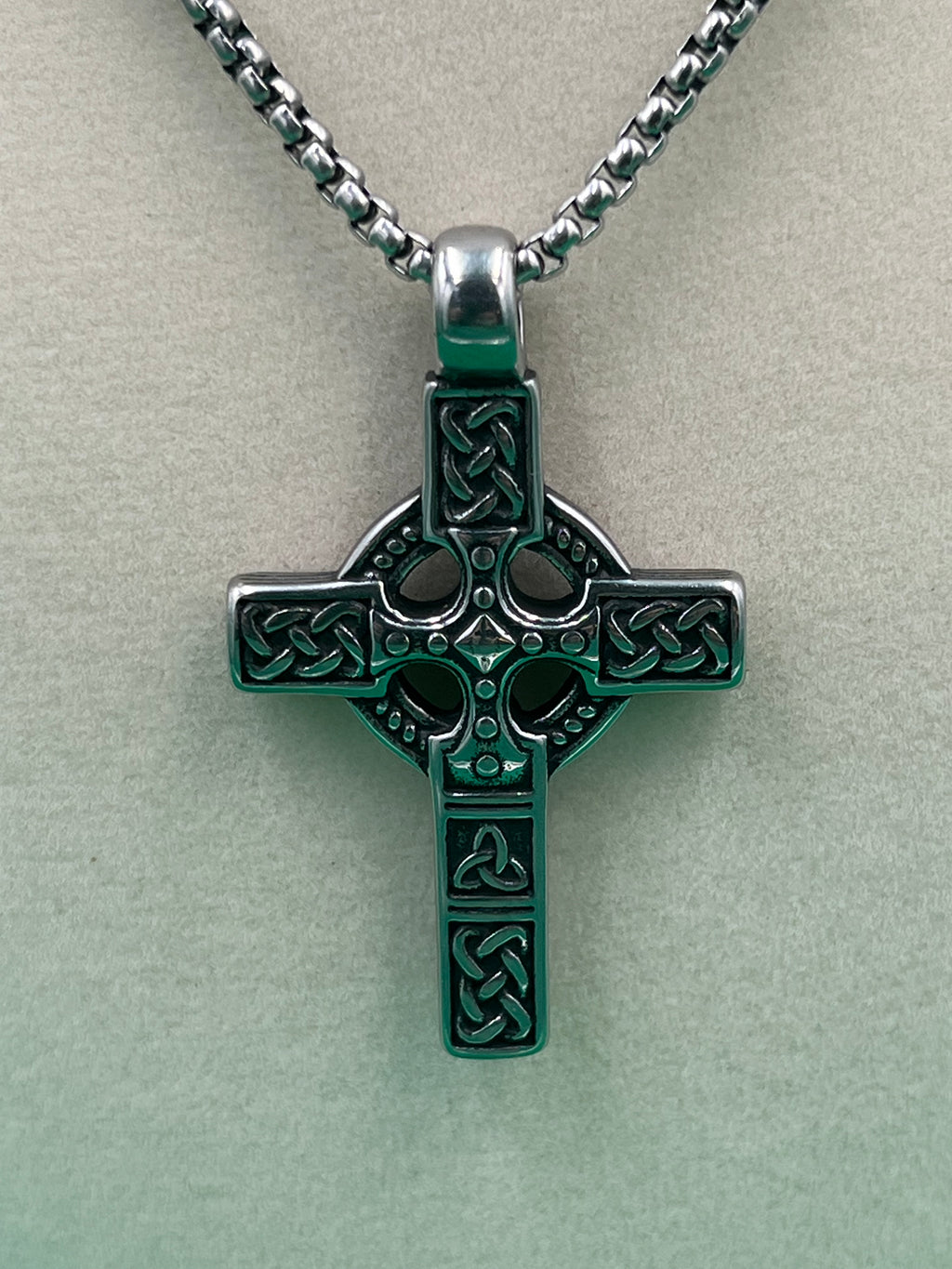 Celtic Heritage Cross Necklace - Motif Metalworks