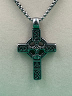 Celtic Heritage Cross Necklace - Motif Metalworks