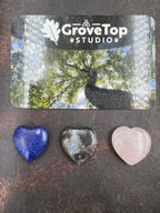 Stone Hearts & Assorted Charms :: 18-20mm (X-Small) - Bundle Pack of 5 - Motif Metalworks