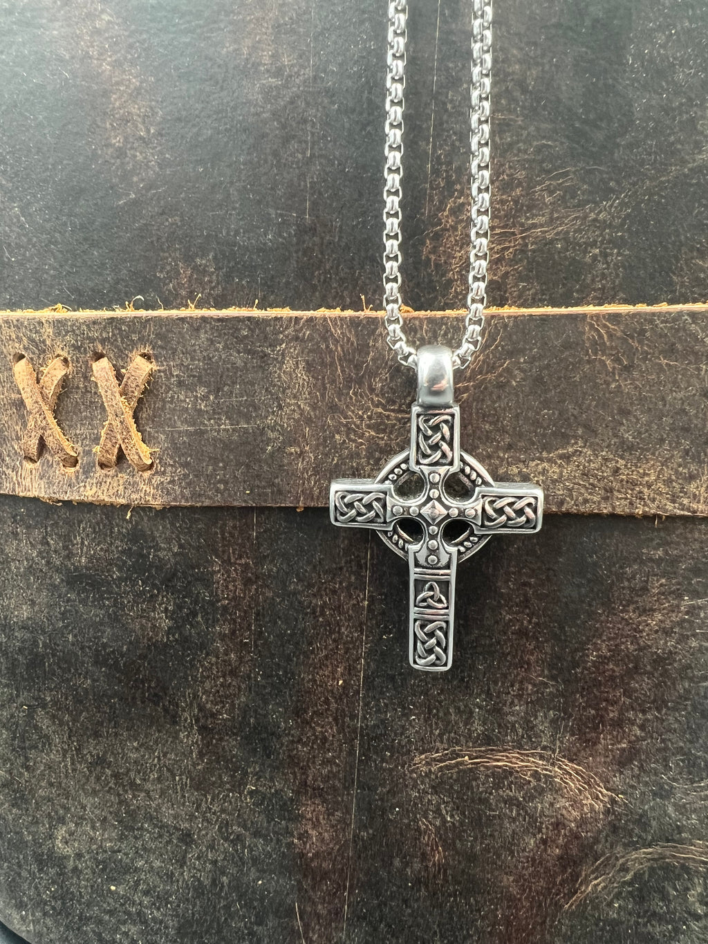 Celtic Heritage Cross Necklace - Motif Metalworks