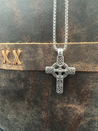 Celtic Heritage Cross Necklace - Motif Metalworks