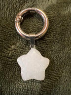 Stone Keychain / Zipper Pull - Assorted Charm Shapes
