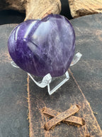 Stone Pocket Heart - 45mm with Display Stand