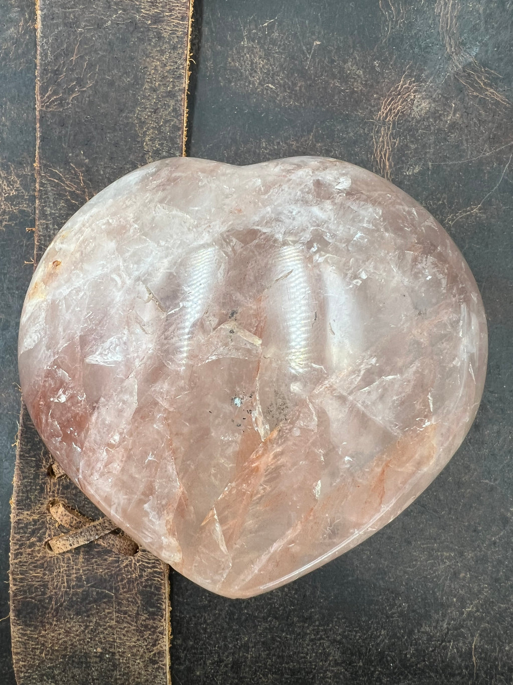 Stone Heart - 80mm - with Display Stand