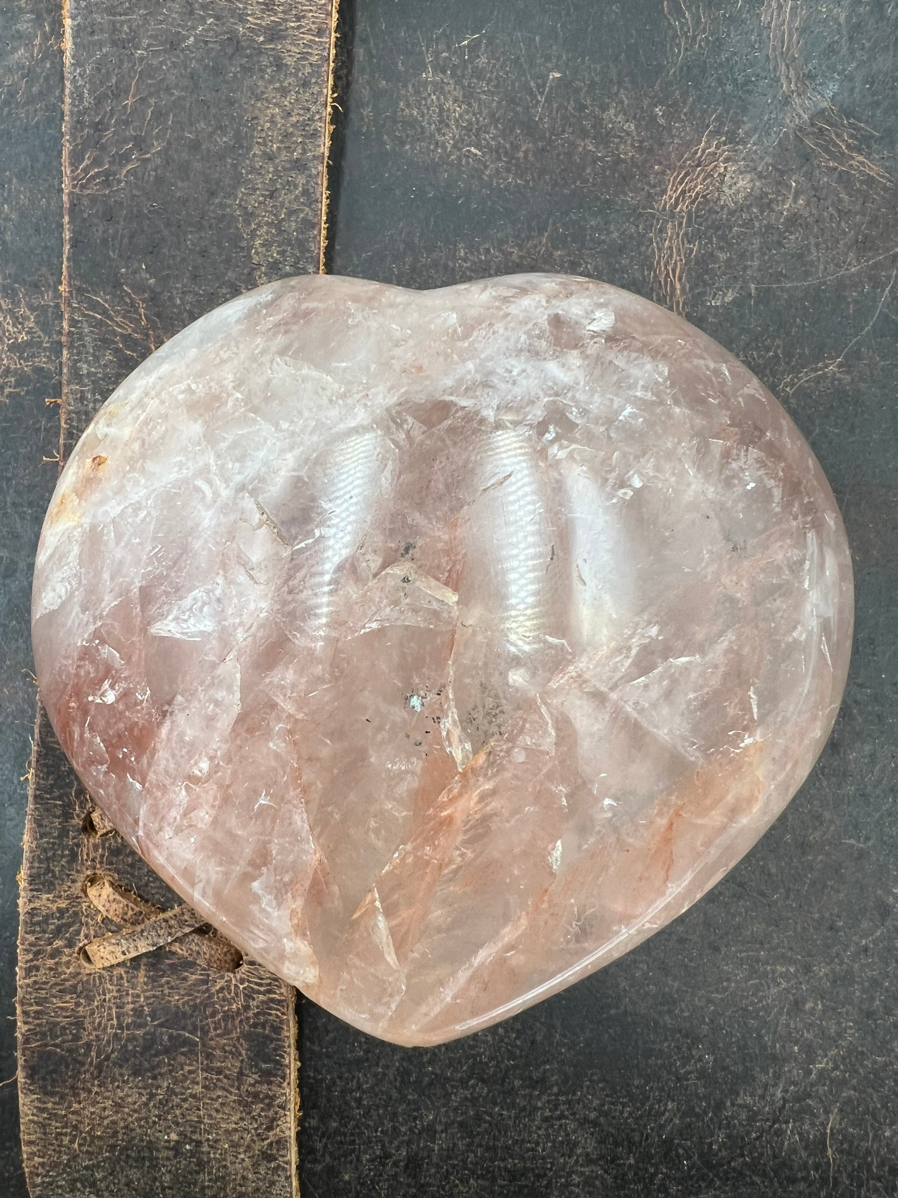 Stone Heart - 80mm - with Display Stand