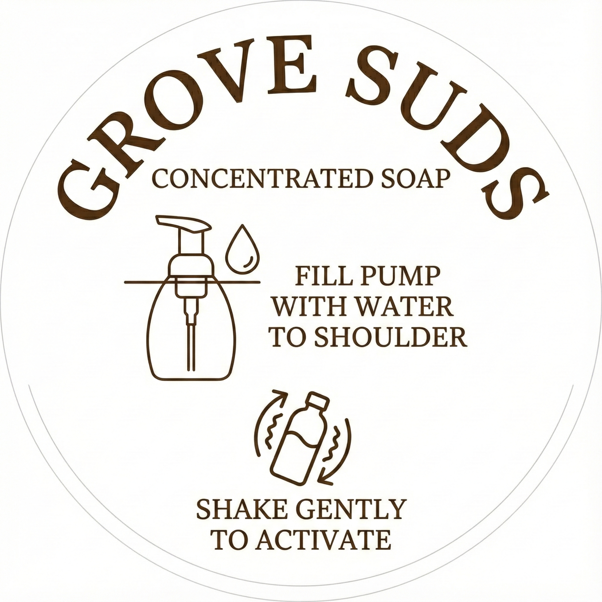 GroveSuds - Foaming Pump Soap - Motif Metalworks