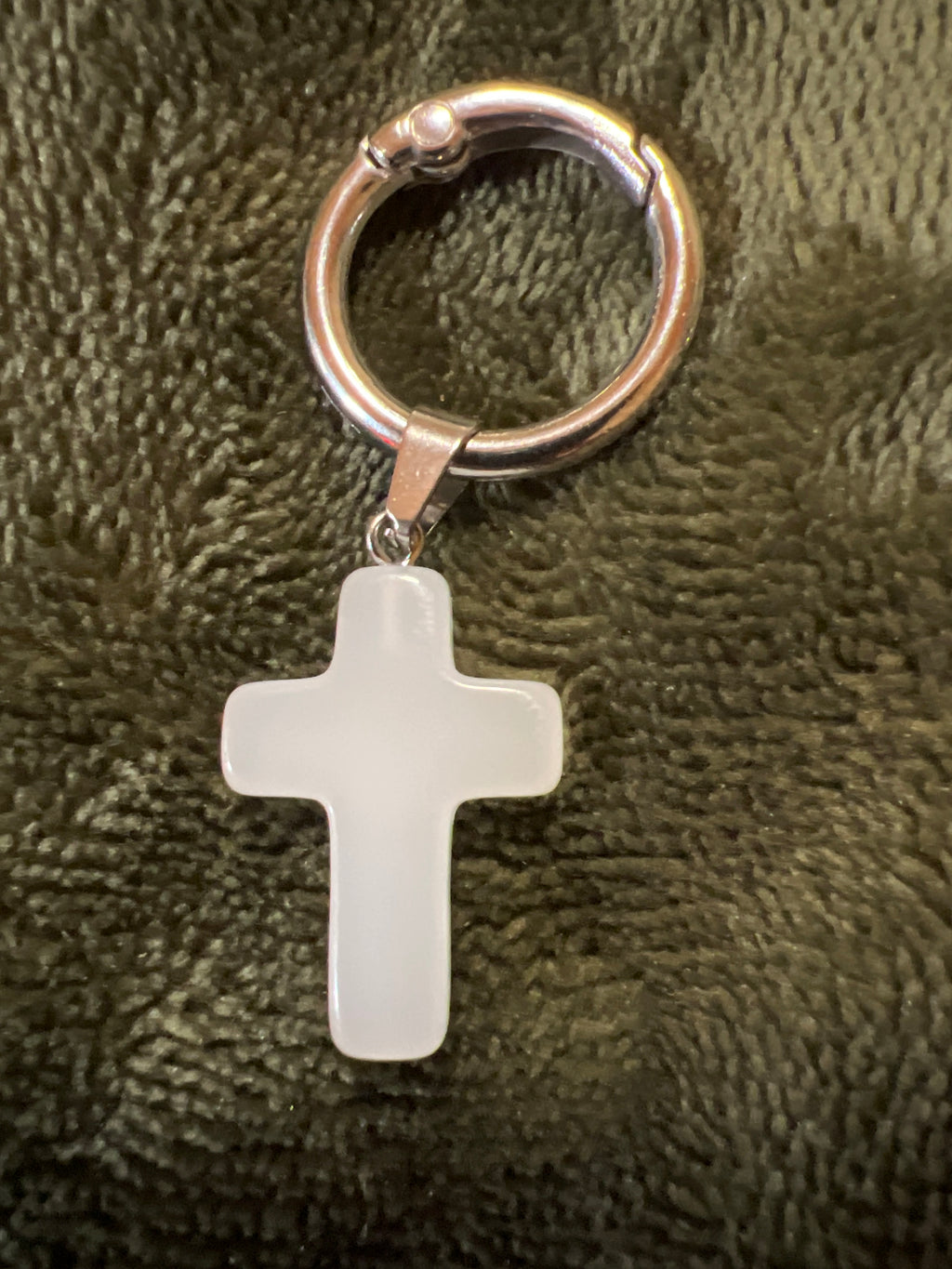 Stone Keychain / Zipper Pull - Assorted Charm Shapes