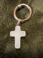 Stone Keychain / Zipper Pull - Assorted Charm Shapes