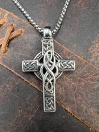 Celtic Infinity Necklace - Motif Metalworks