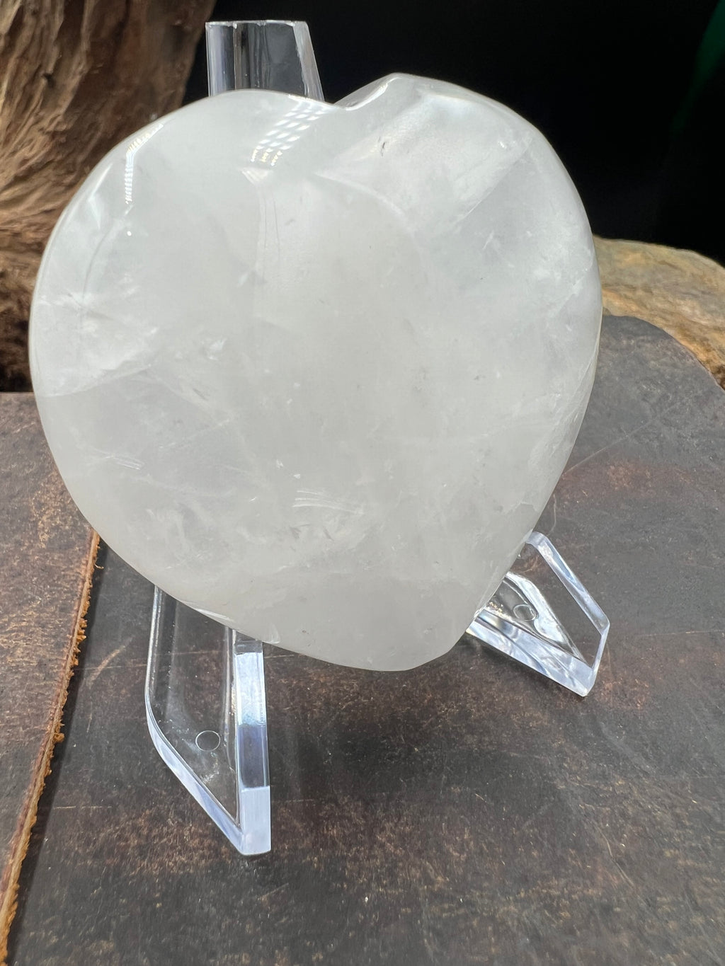 Stone Heart - 60mm - with Display Stand