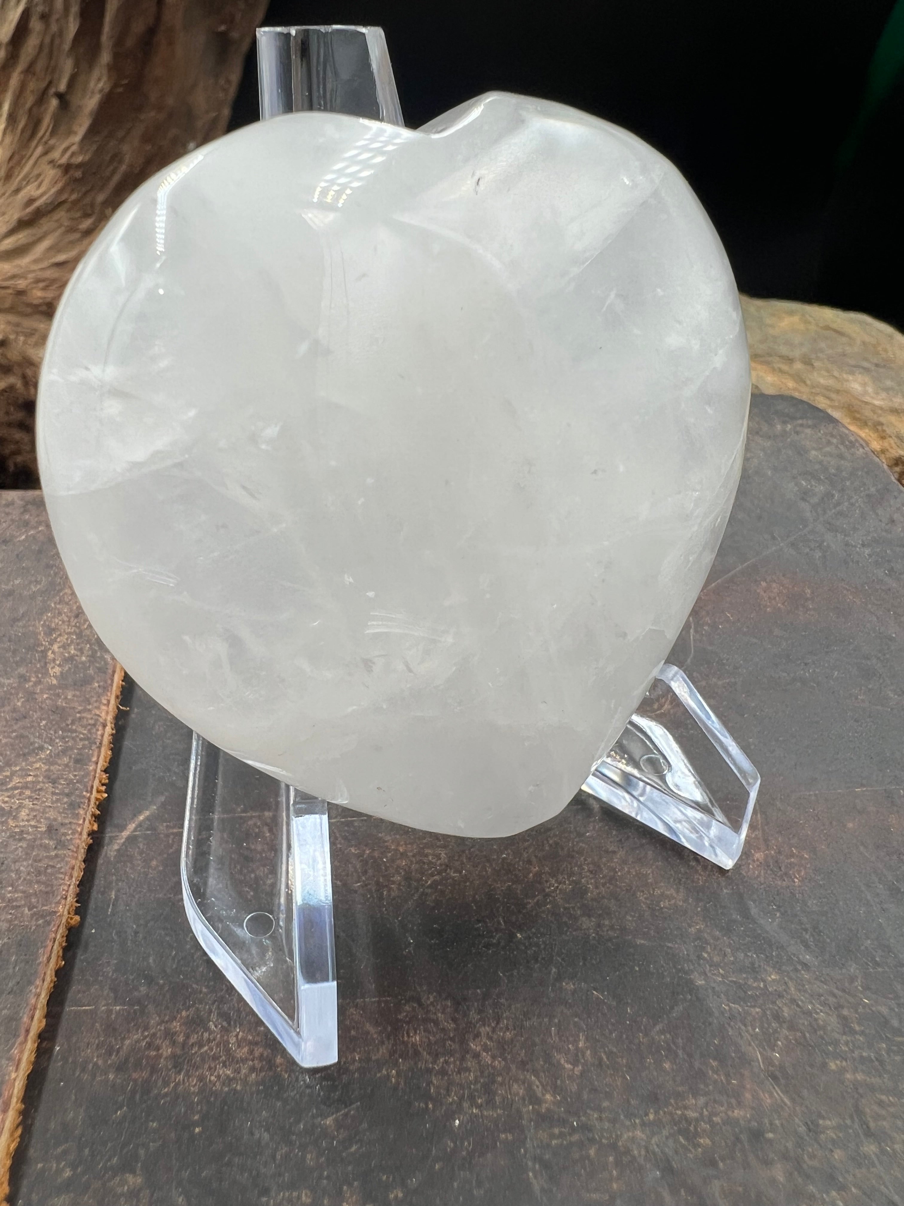 Stone Heart - 60mm - with Display Stand