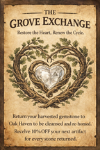 Hearts of the Grove Aroma Beads - Air Freshener with a Hidden Gem - Motif Metalworks