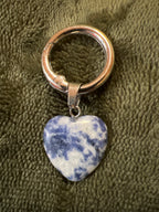 Stone Keychain / Zipper Pull - Assorted Charm Shapes