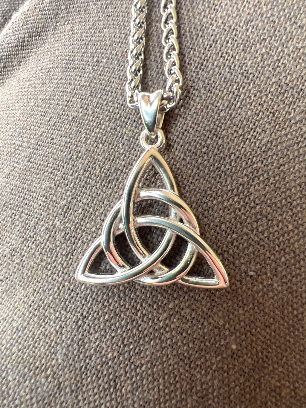 Celtic Trinity Knot Necklace - Motif Metalworks