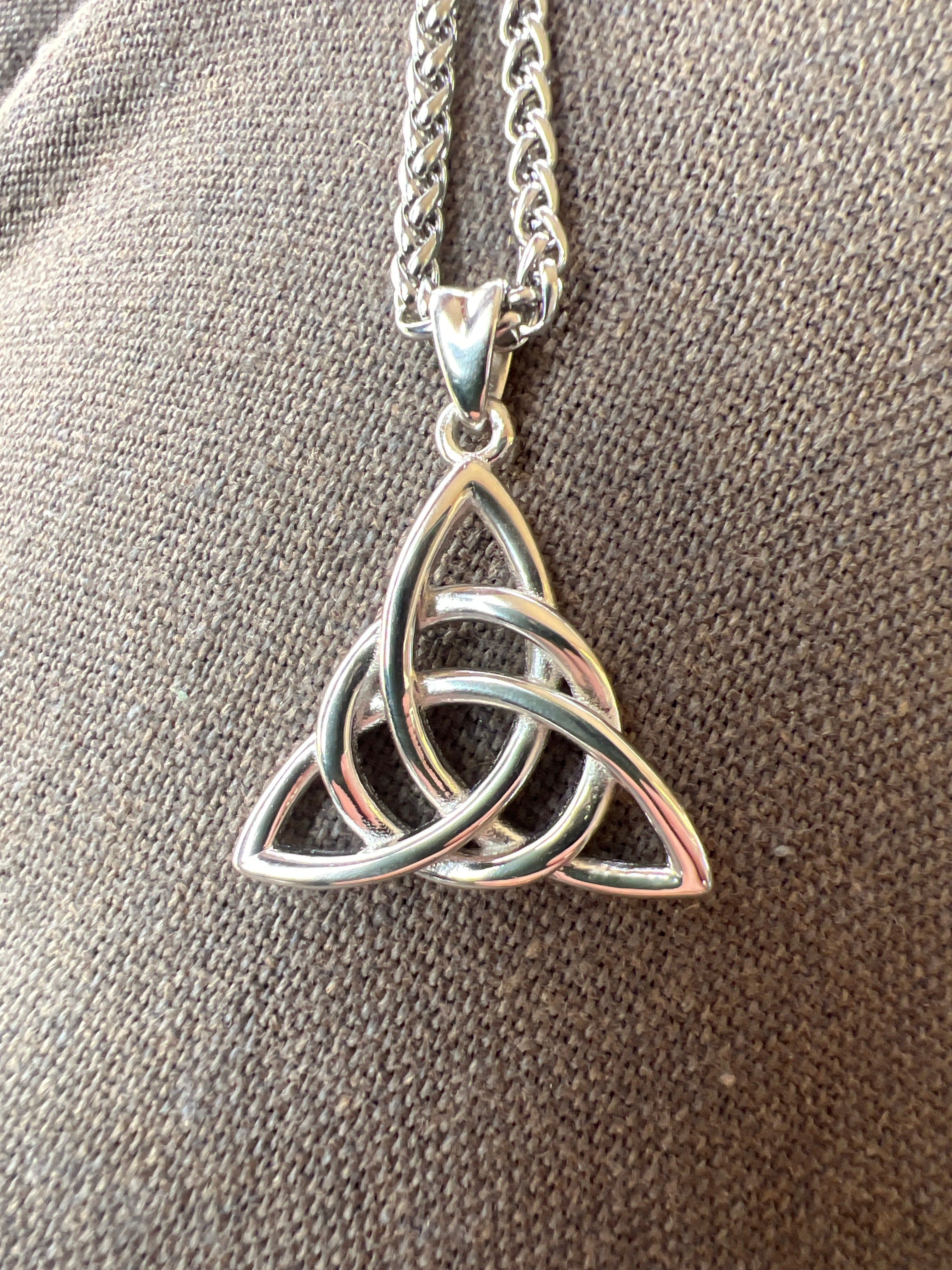 Celtic Trinity Knot Necklace - Motif Metalworks