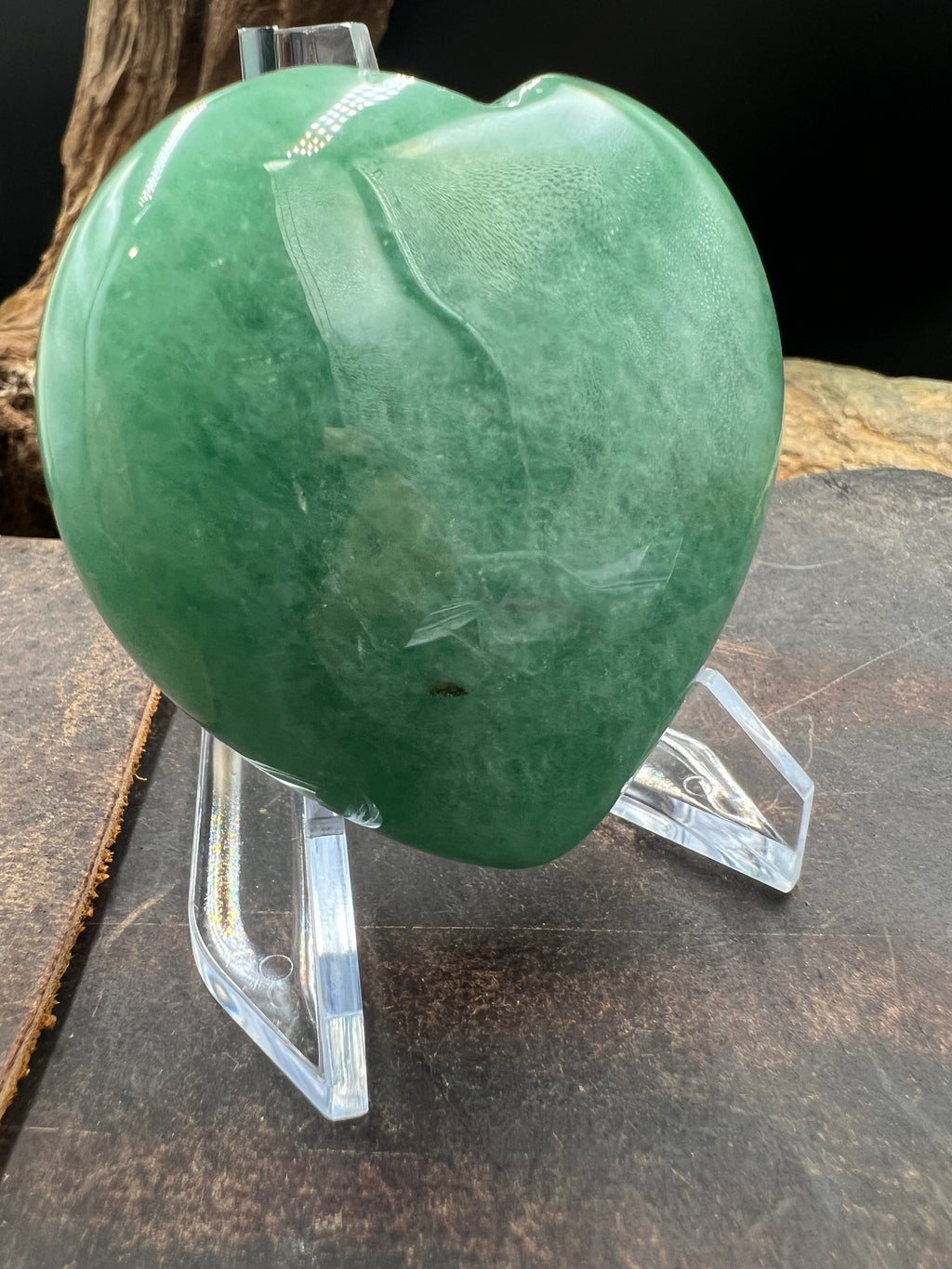 Stone Heart - 60mm - with Display Stand