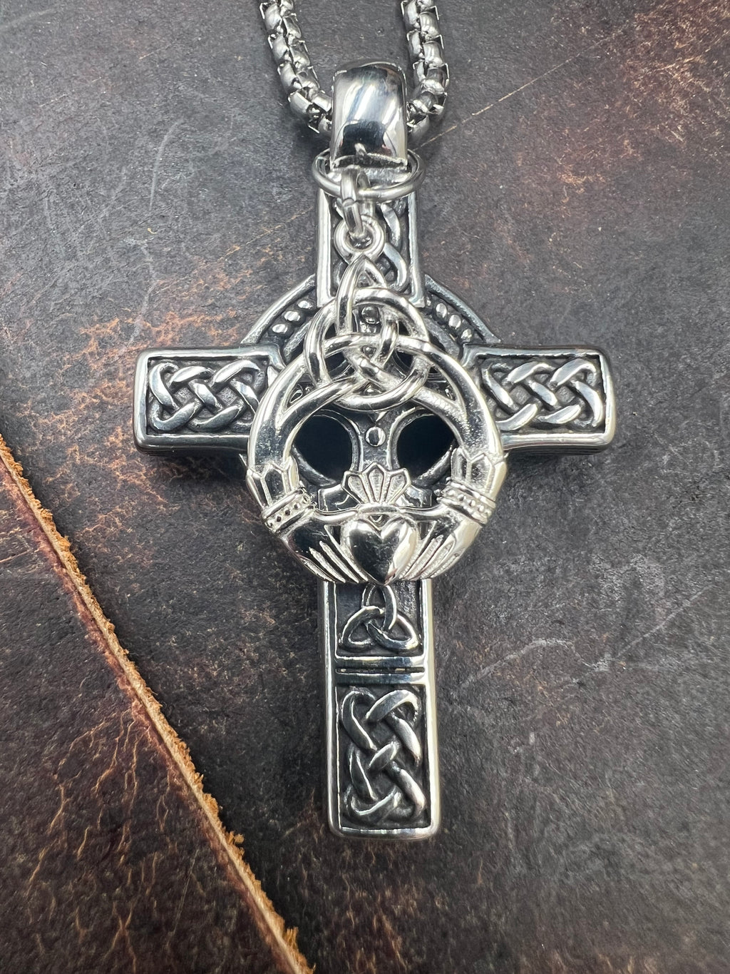 Celtic Heart Necklace - Motif Metalworks