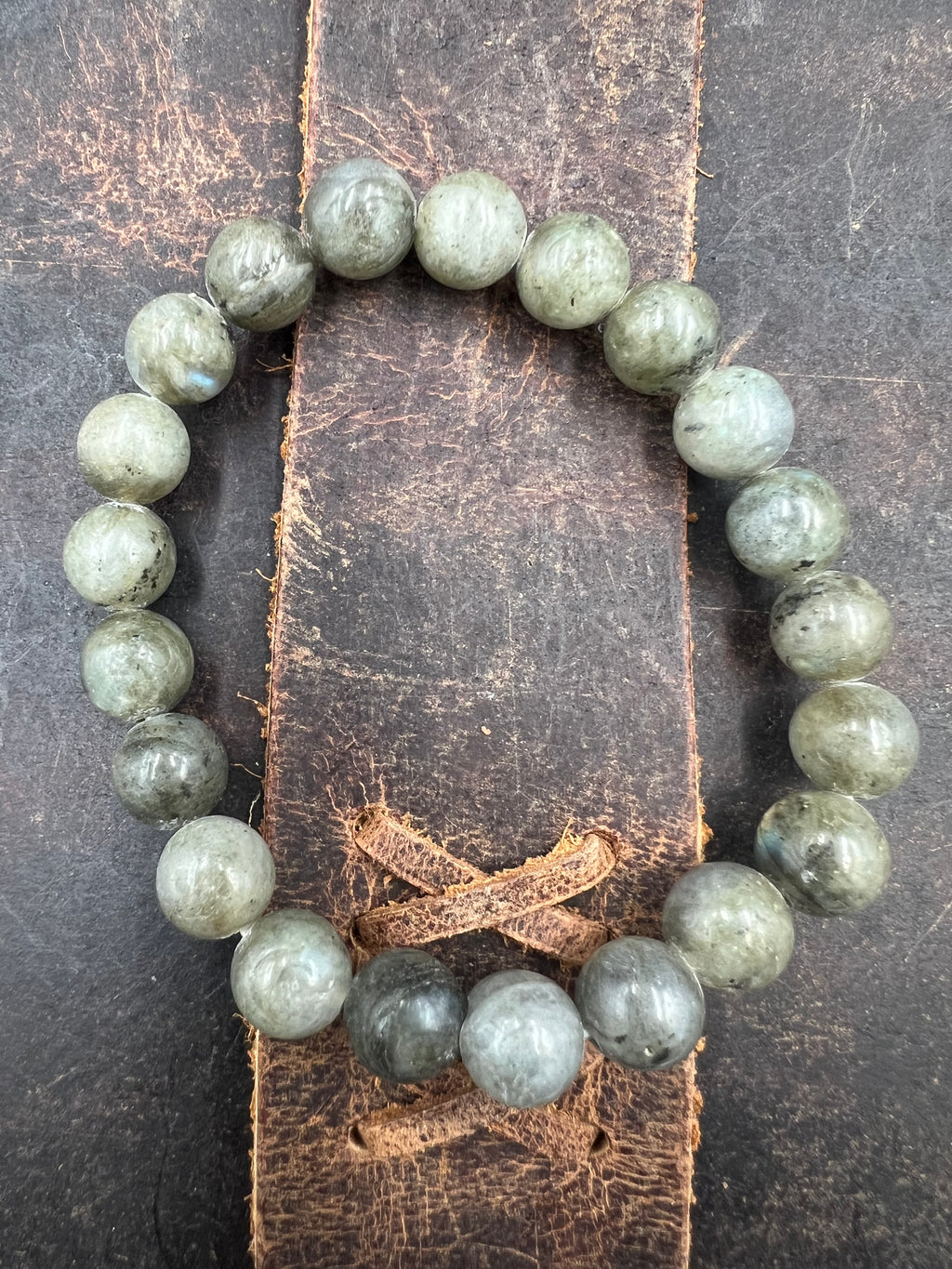 Stone Gem Bracelet - 8mm beads - Motif Metalworks