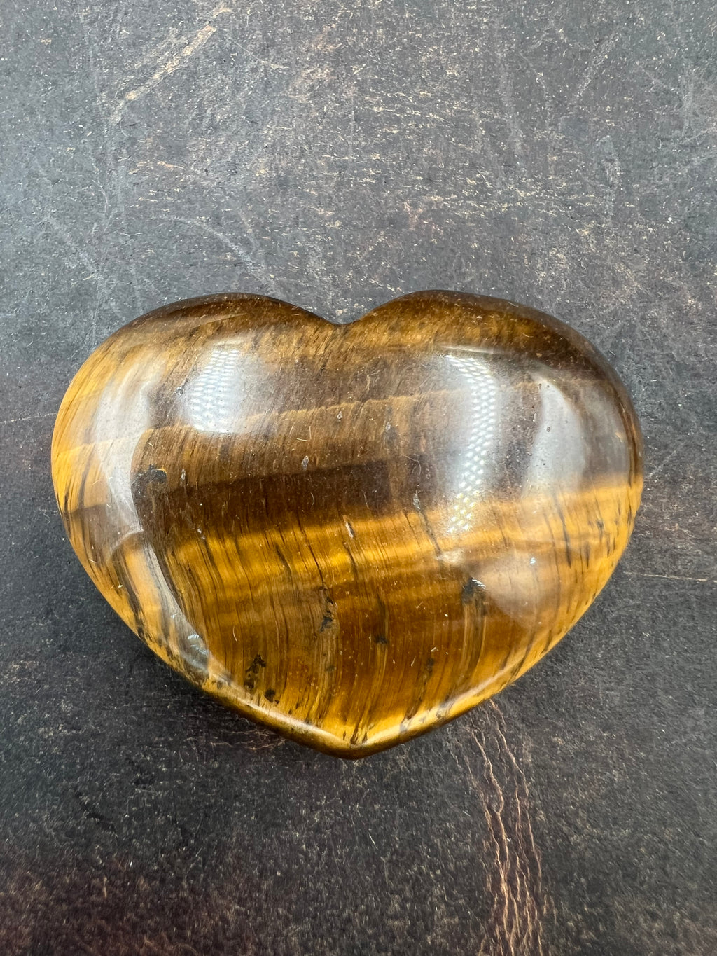 Stone Pocket Heart - 45mm with Display Stand