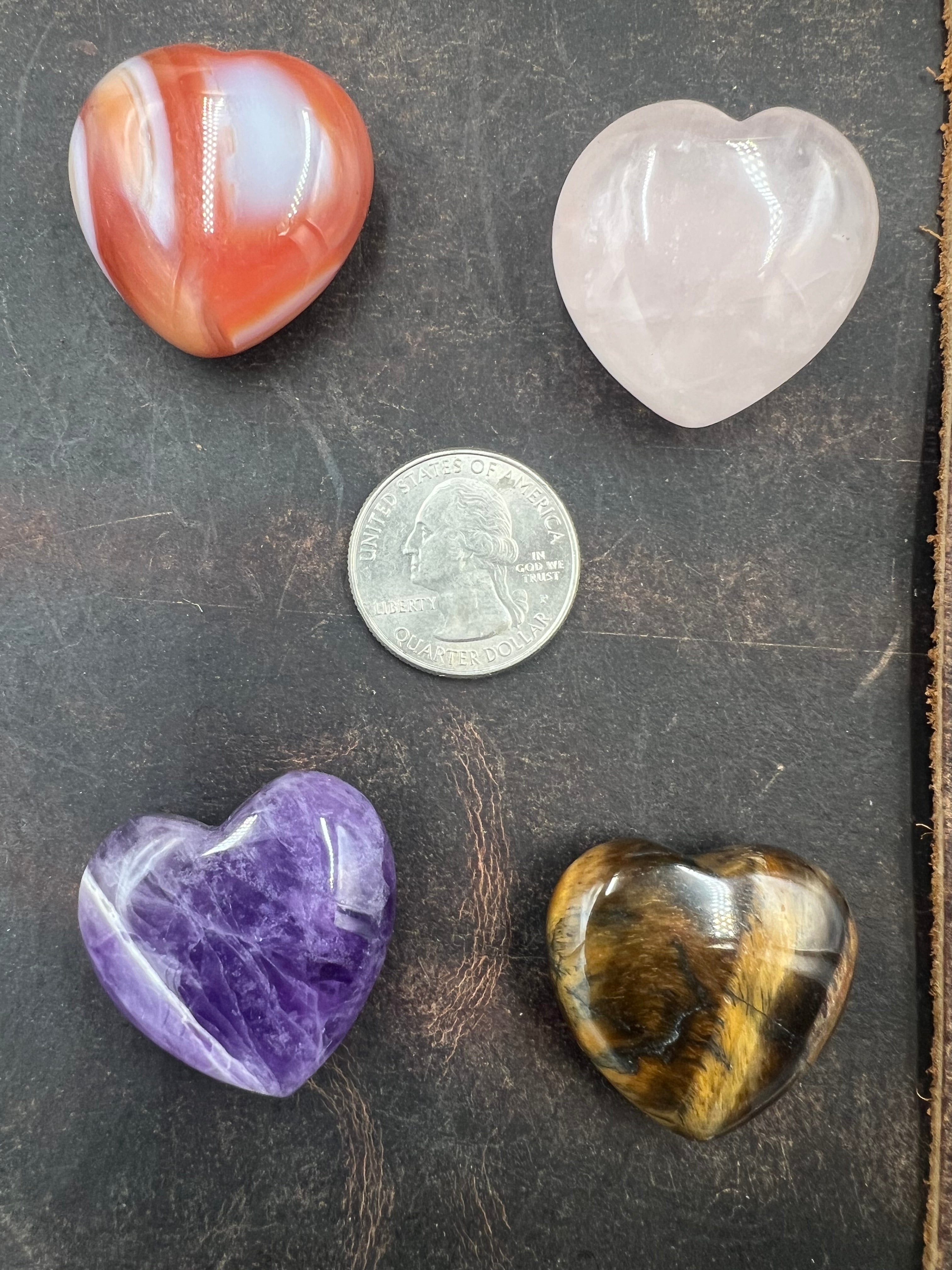 Stone Pocket Heart - 30mm