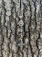Celtic Cross Car Charm - Motif Metalworks