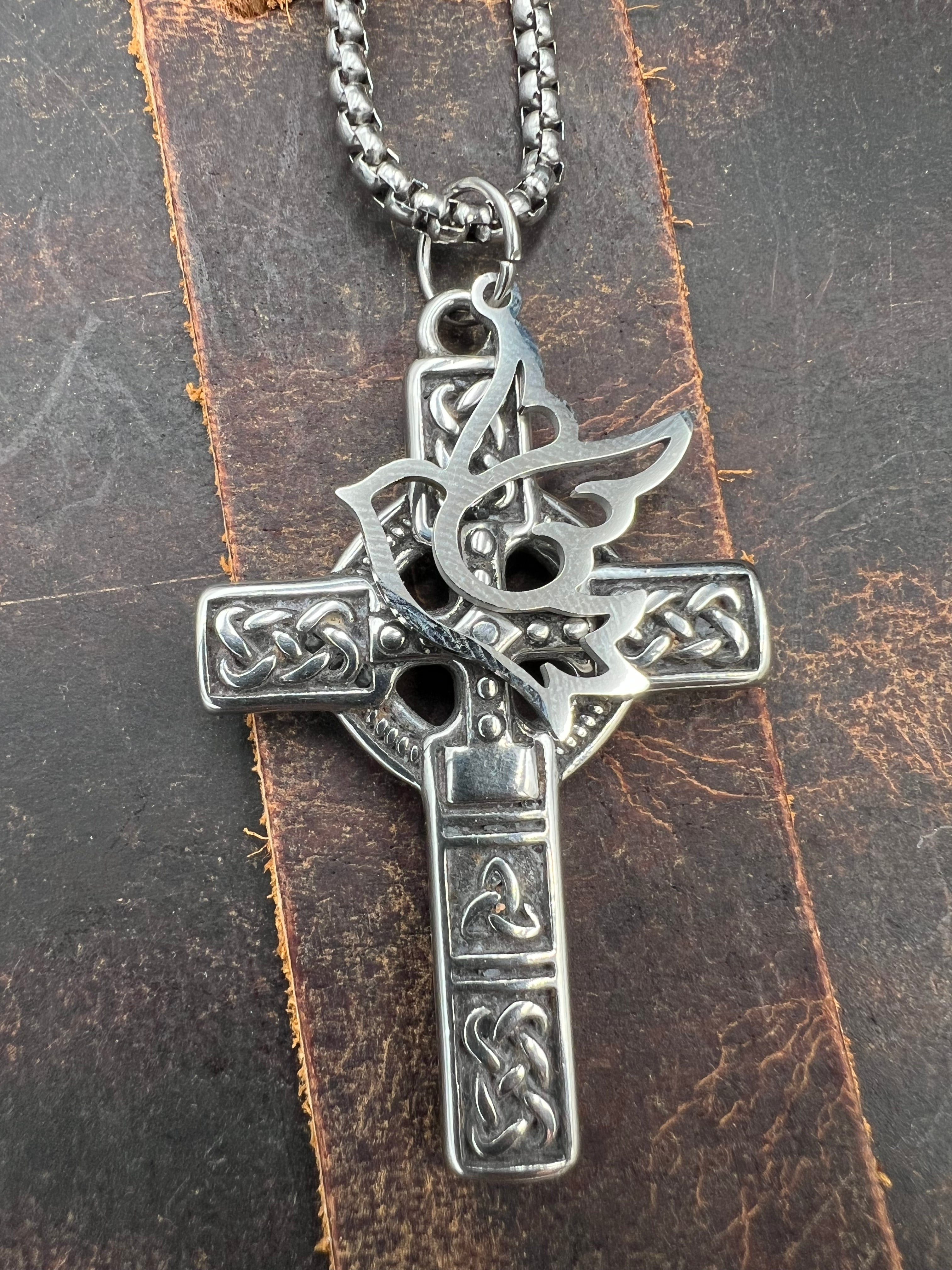 Celtic Peace Necklace - Motif Metalworks