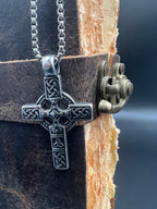 Celtic Heritage Cross Necklace - Motif Metalworks