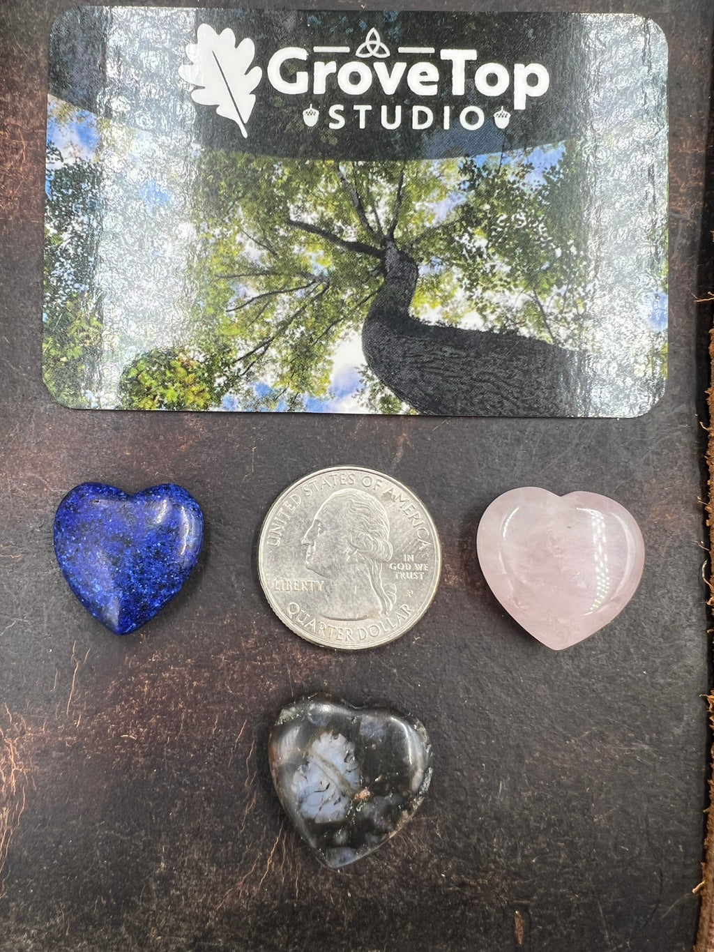 Stone Hearts & Assorted Charms :: 18-20mm (X-Small) - Bundle Pack of 5 - Motif Metalworks