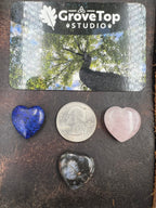 Stone Hearts & Assorted Charms :: 18-20mm (X-Small) - Bundle Pack of 5 - Motif Metalworks