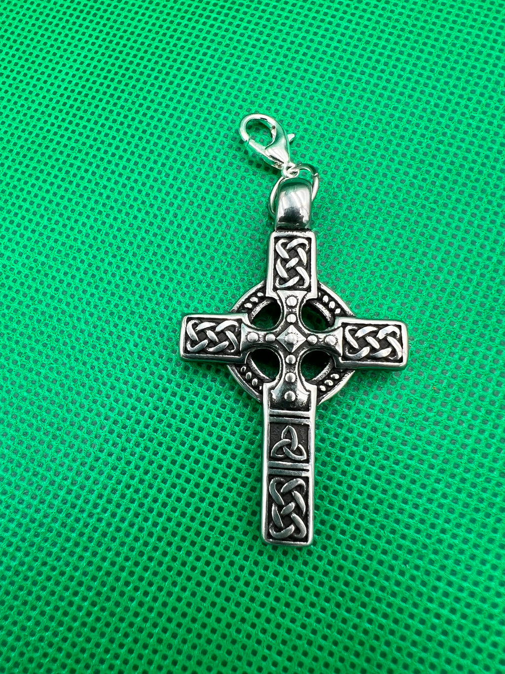 Celtic & Cross Zipper Pull - Motif Metalworks