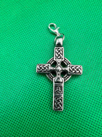 Celtic & Cross Zipper Pull - Motif Metalworks
