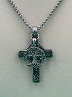 Celtic Grove - Cross & Tree of Life Necklace - Motif Metalworks