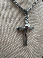 Legacy Cross & Heart Necklace - Motif Metalworks