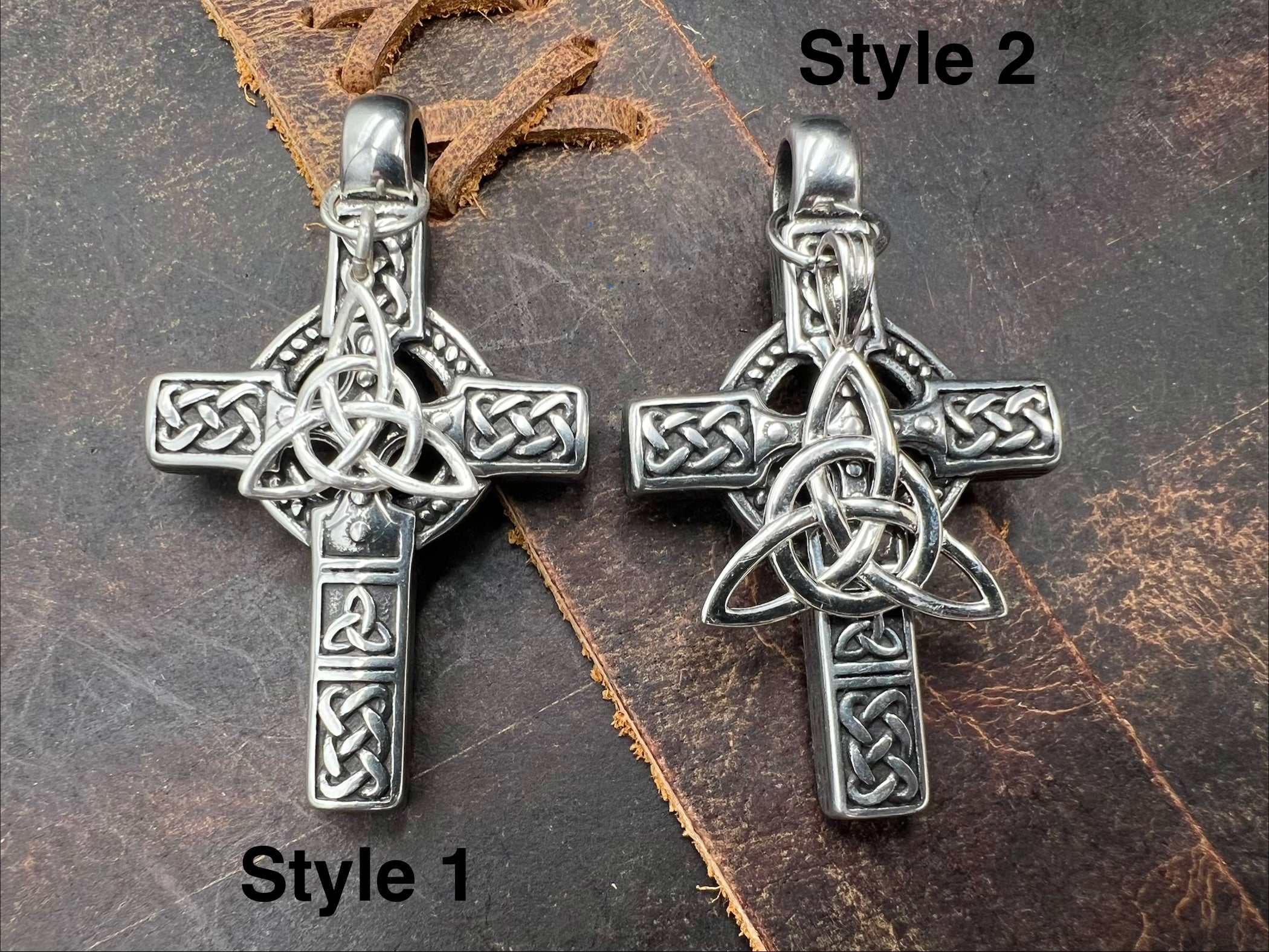 Celtic Trinity Necklace - Motif Metalworks