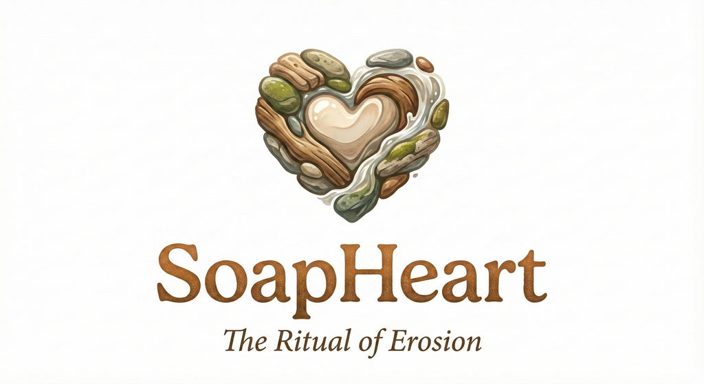 Hearts of the Grove Soap -  SoapHearts with a Hidden Gem - Soap Pair Bundle - Motif Metalworks