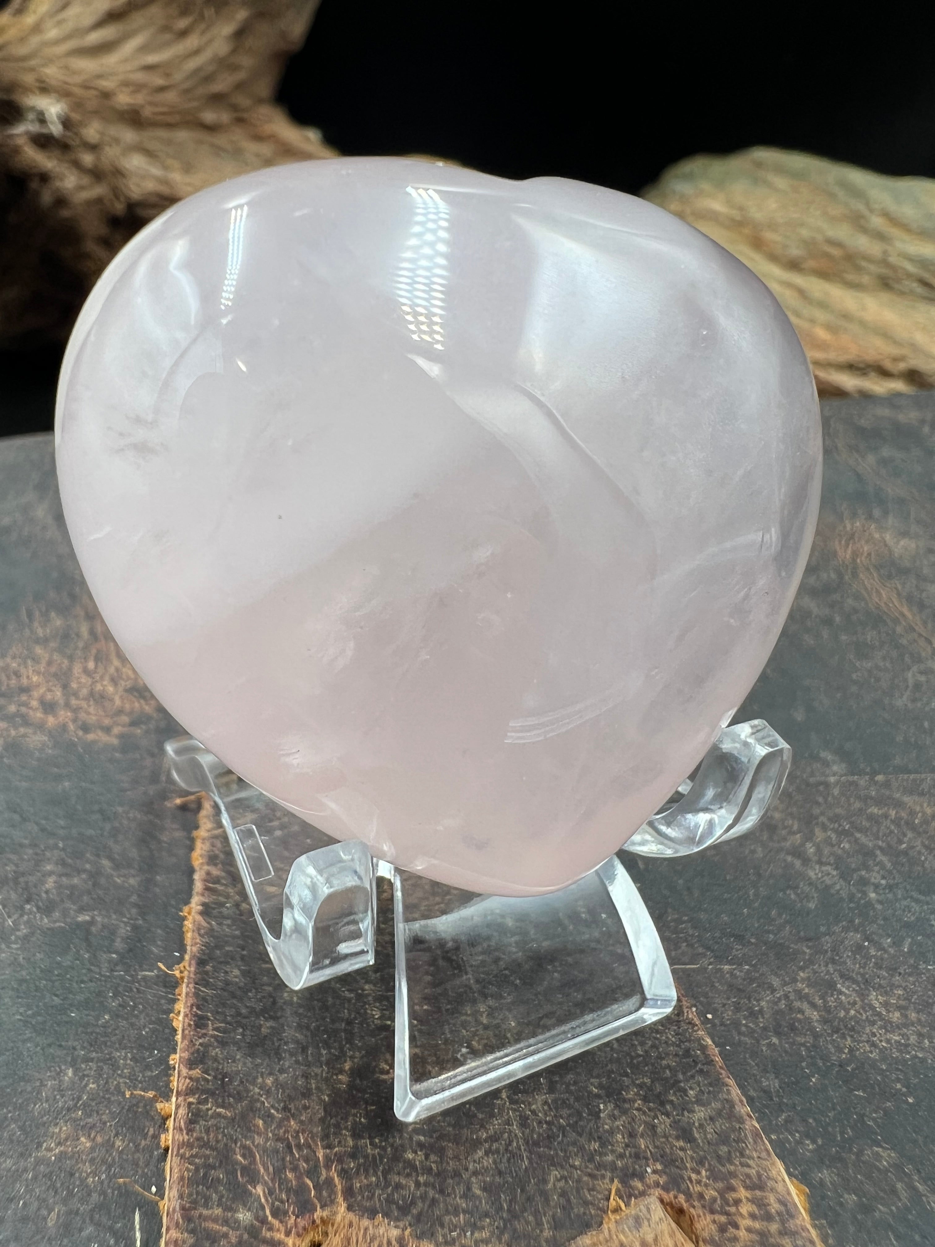 Stone 3D Puff Hearts of the Forest :: 40-45mm (Medium) :: with Display Stand