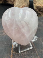 Stone Semi-Puff Hearts of the Forest :: 40-45mm (Medium) :: with Display Stand - Motif Metalworks