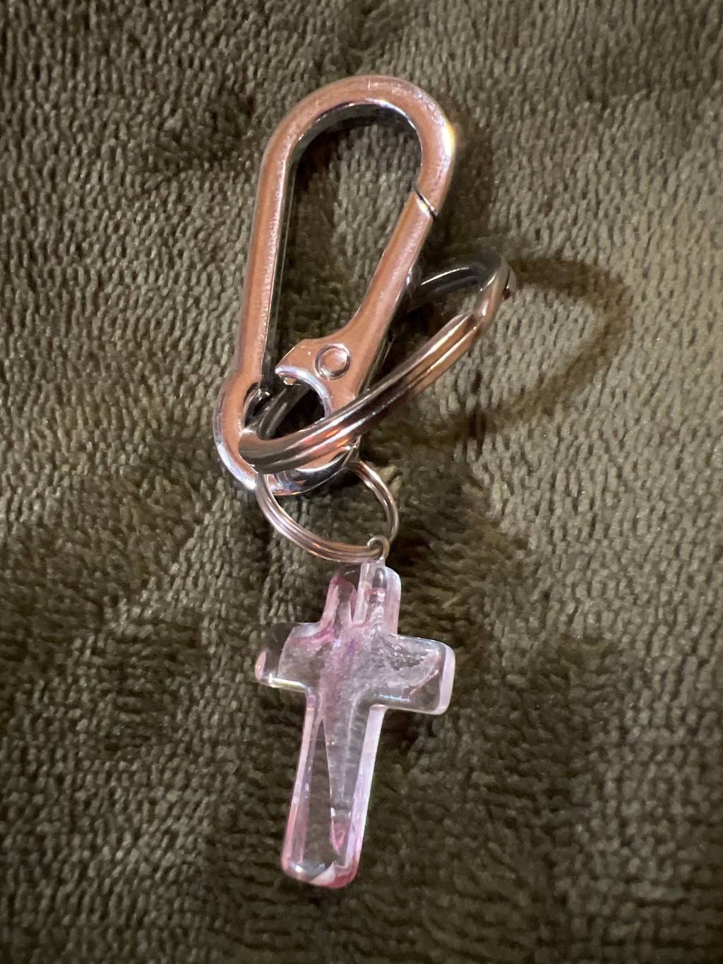 Stone Keychain / Zipper Pull - Assorted Charm Shapes