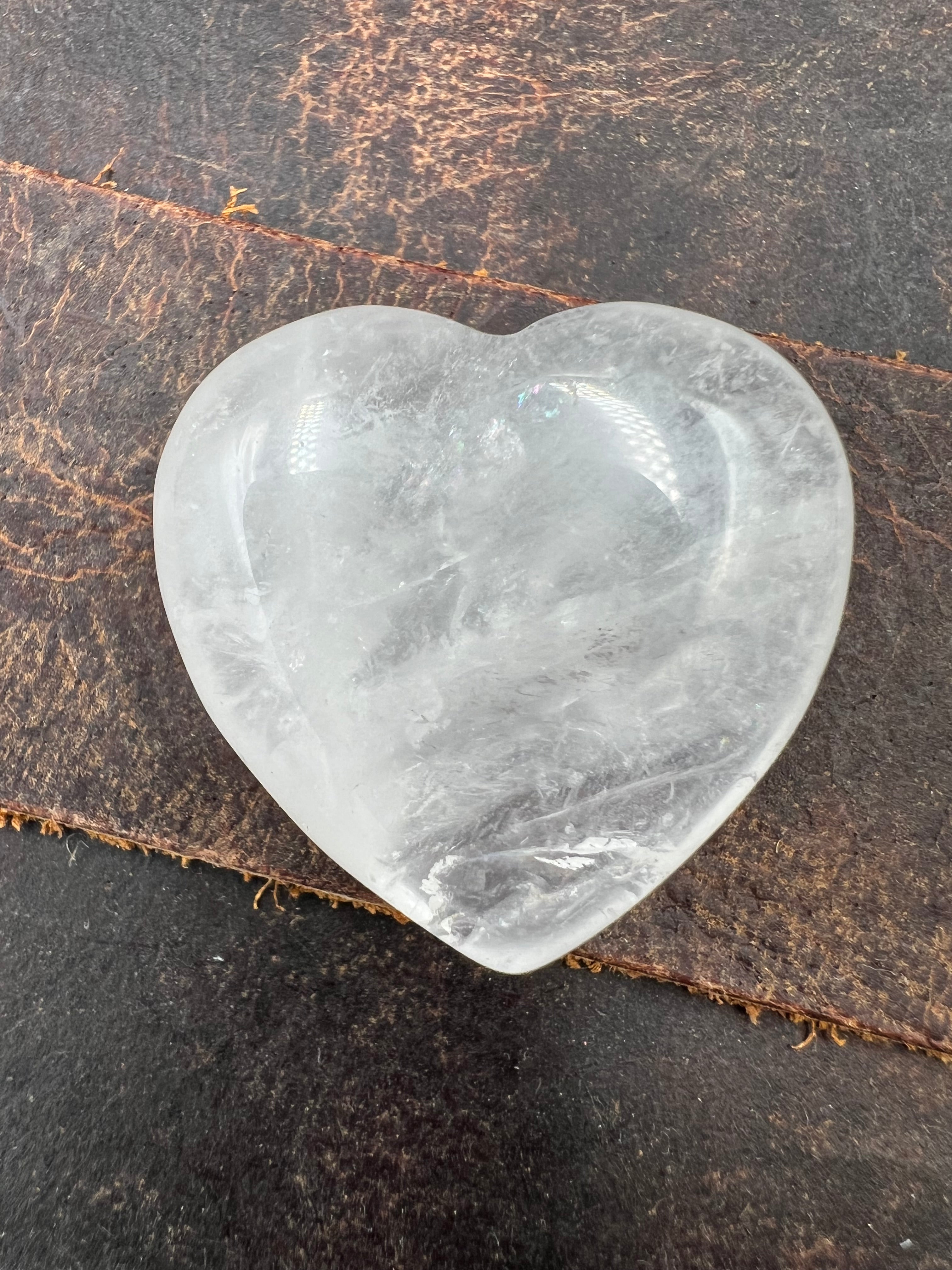 Stone Pocket Heart - 30mm - Motif Metalworks