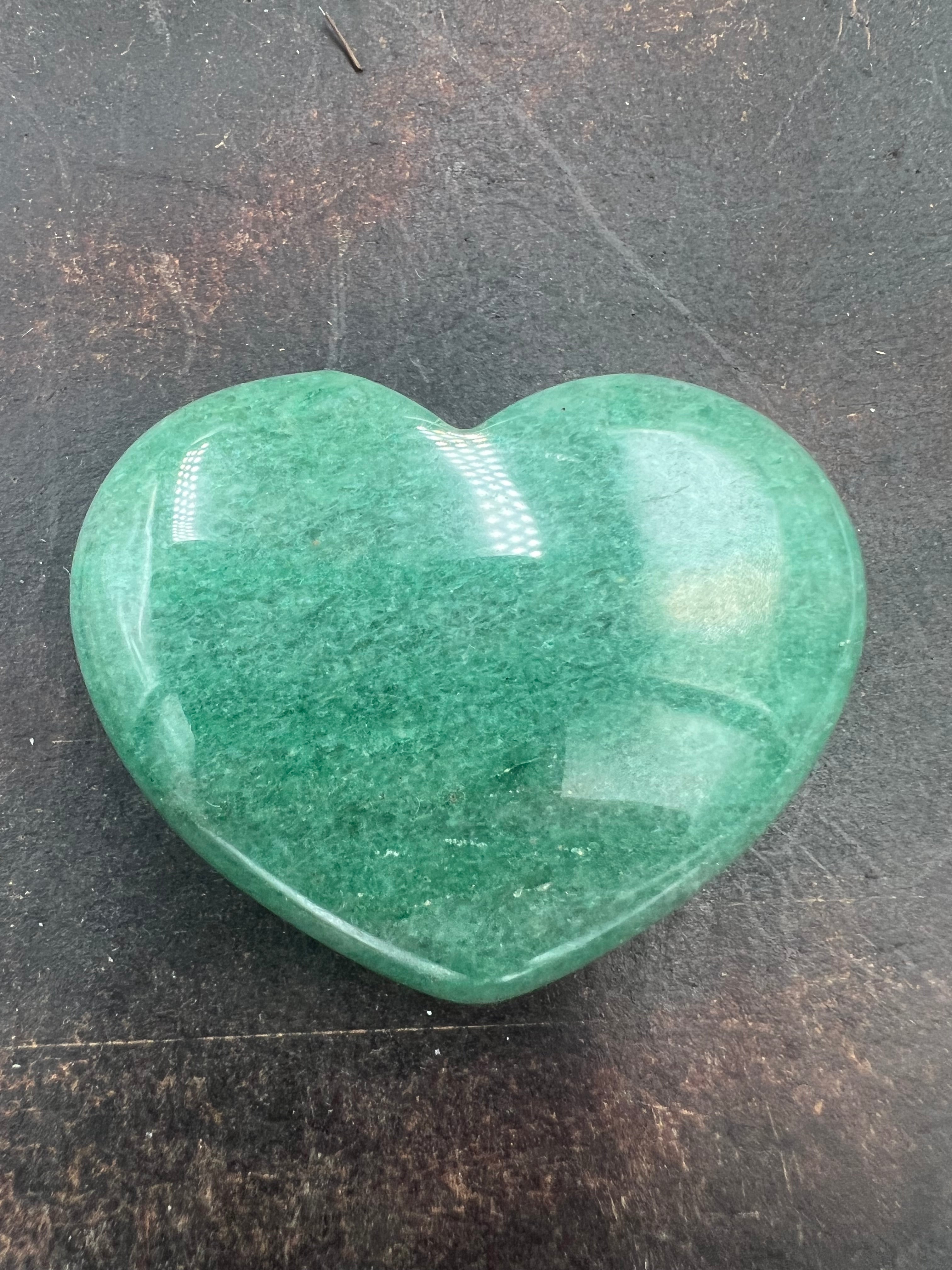 Stone Pocket Heart - 45mm with Display Stand