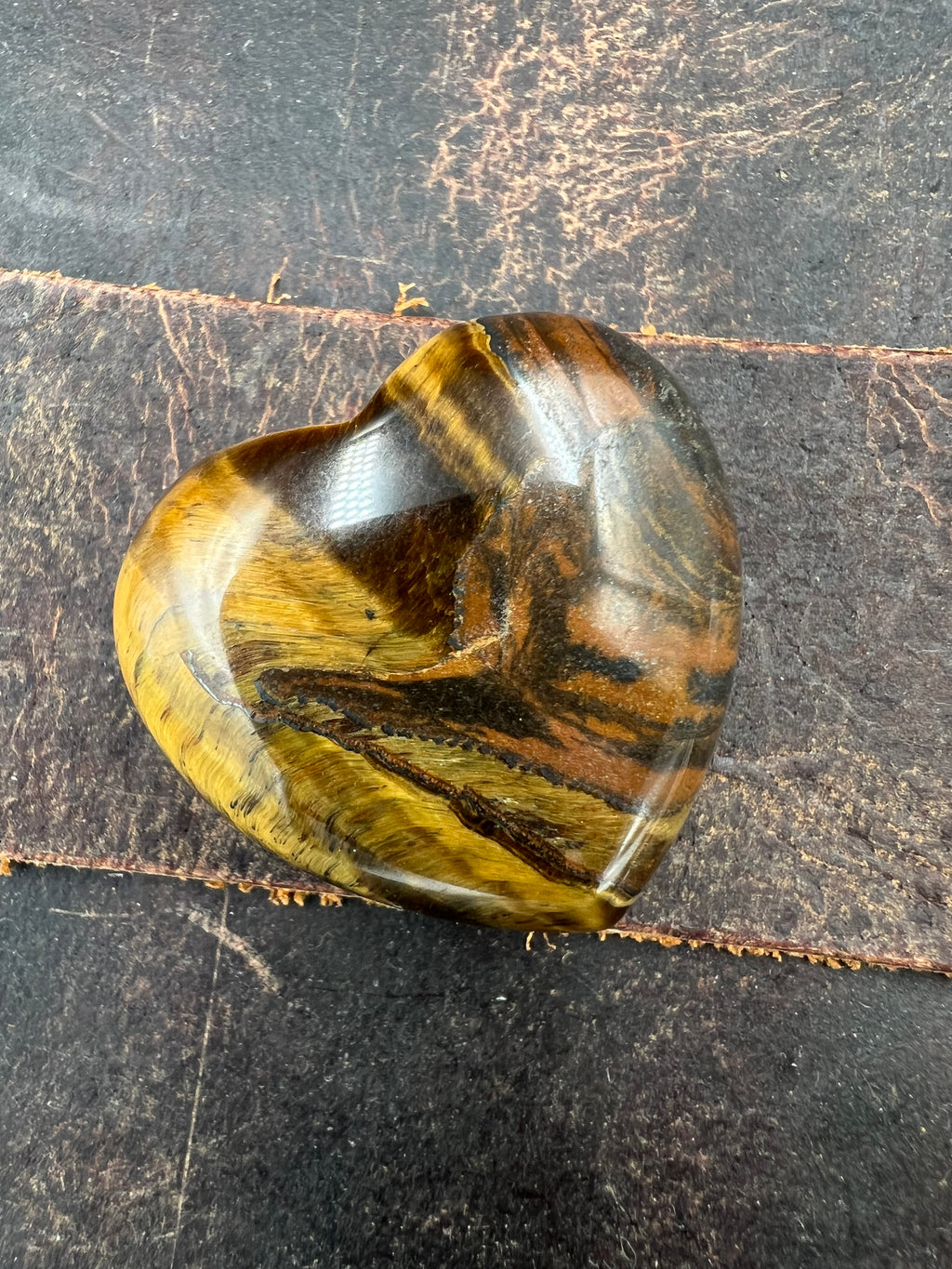 Stone Pocket Heart - 30mm - Motif Metalworks