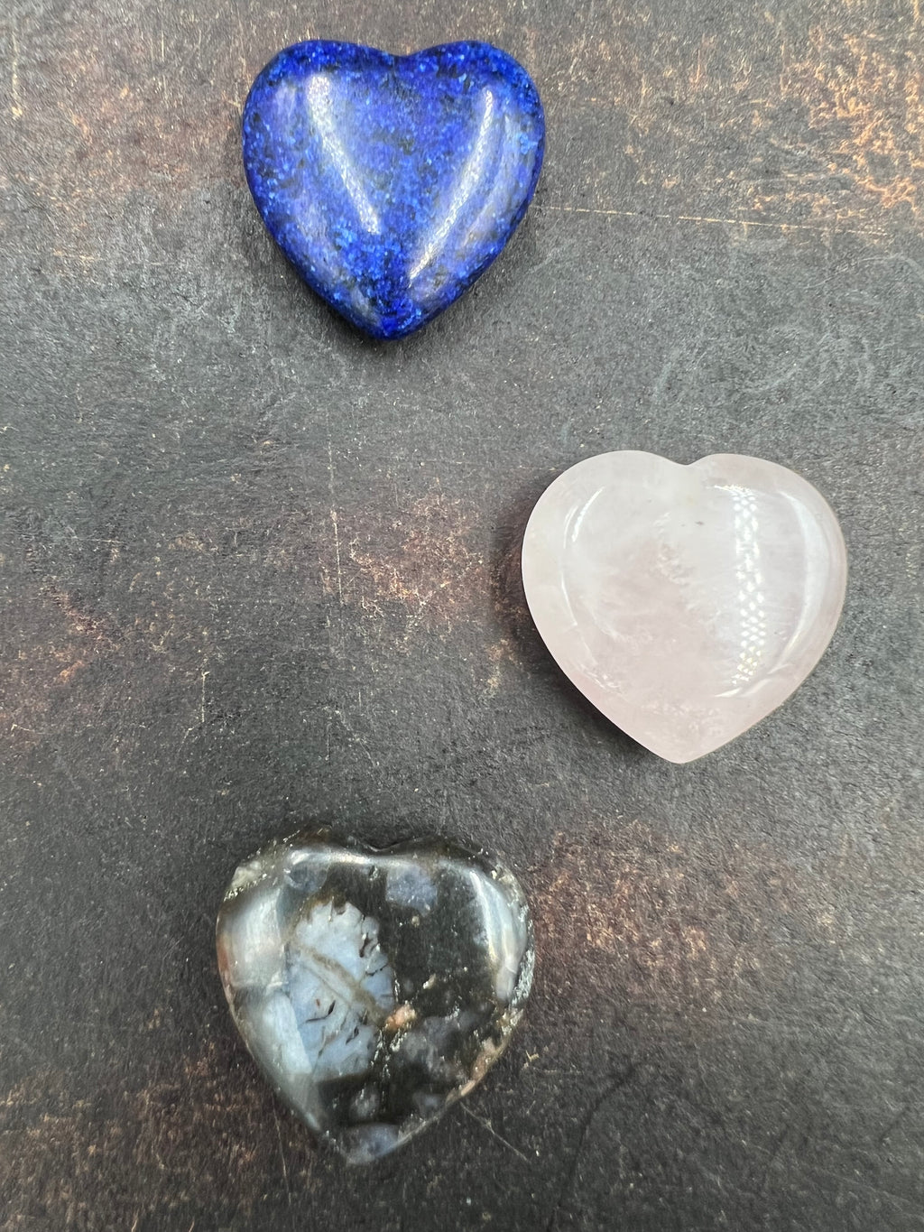 Stone Hearts & Assorted Charms :: 18-20mm (X-Small) - Bundle Pack of 5 - Motif Metalworks