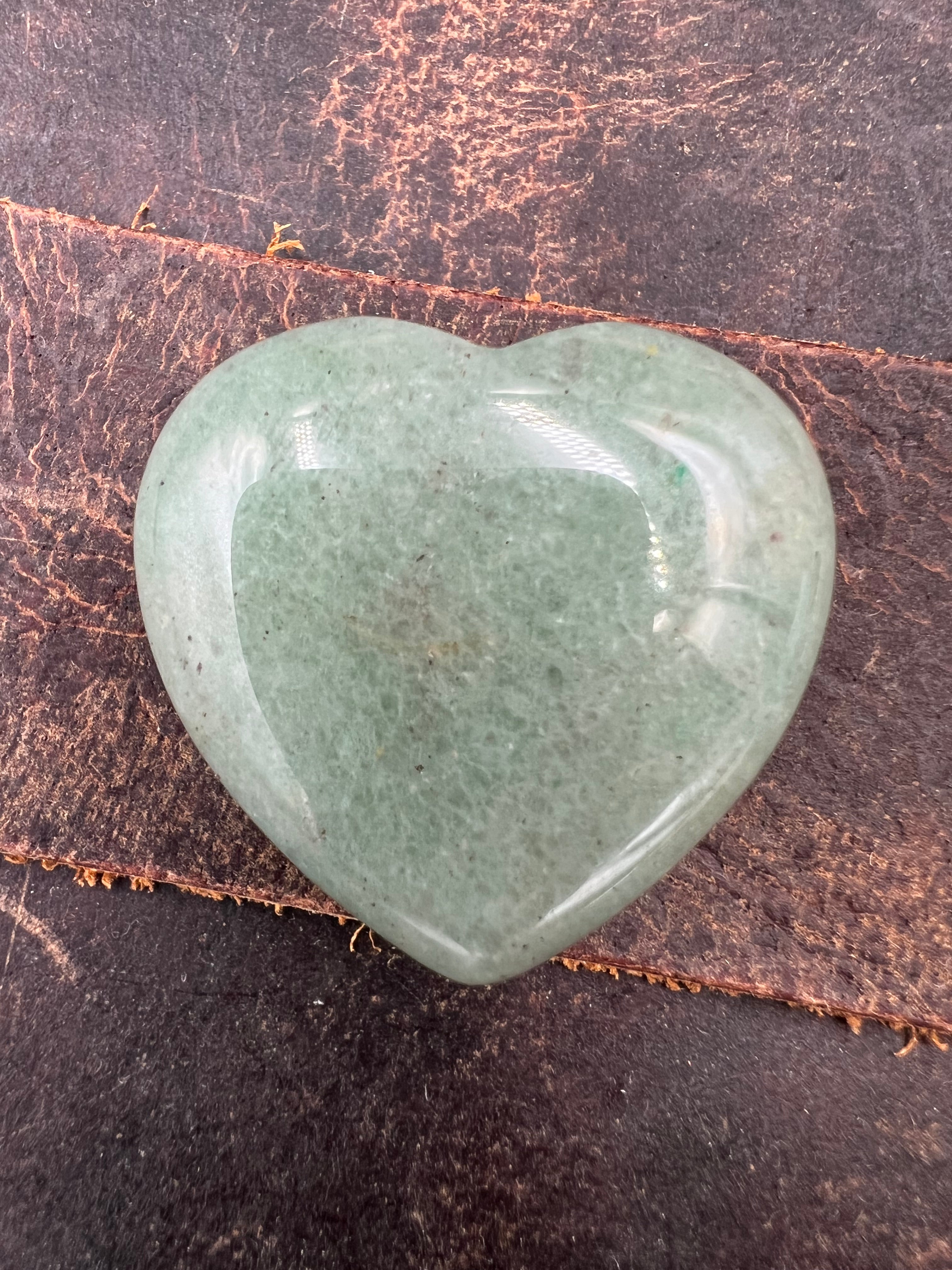 Stone Pocket Heart - 30mm - Motif Metalworks