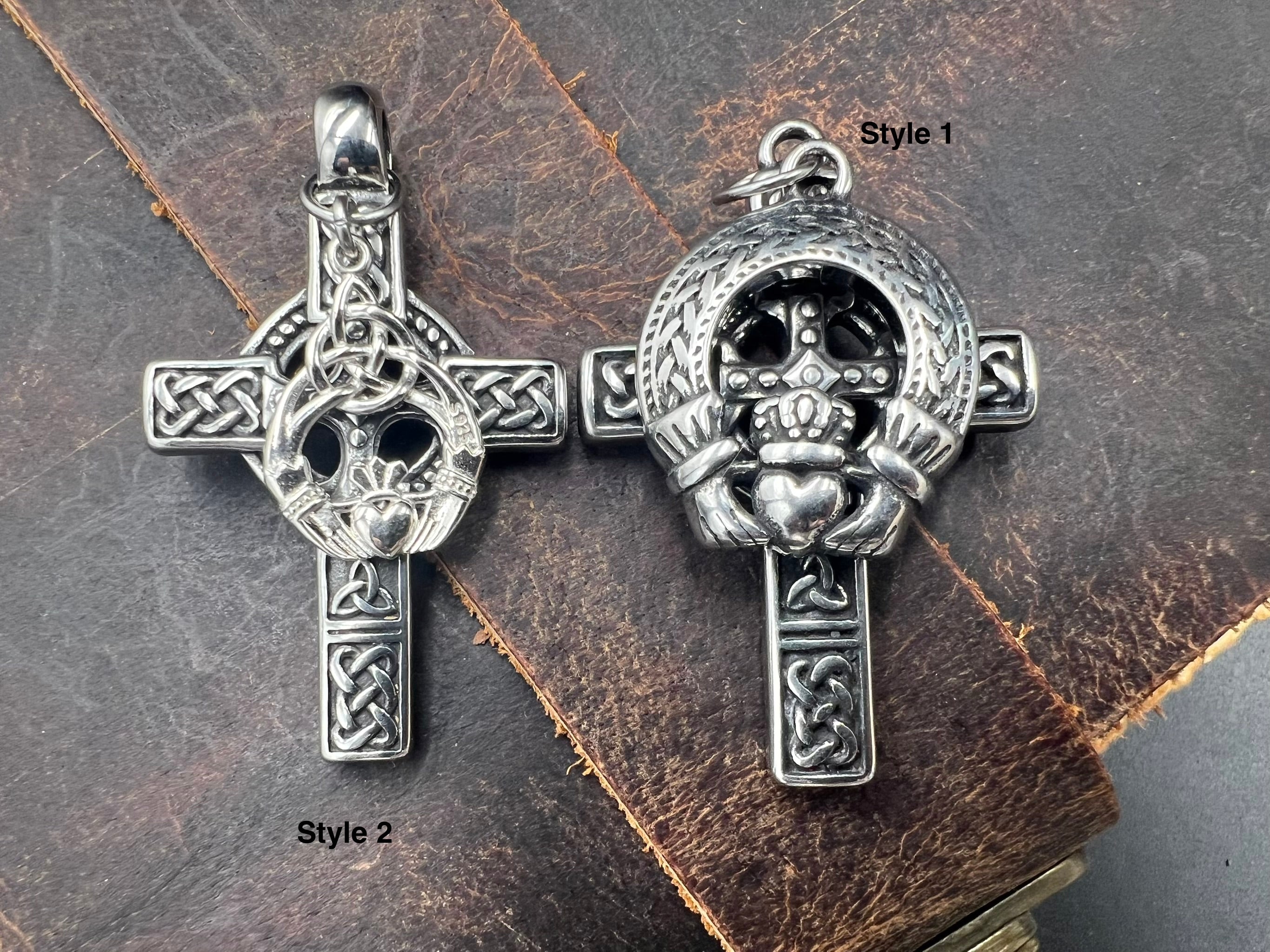 Celtic Heart Necklace - Motif Metalworks