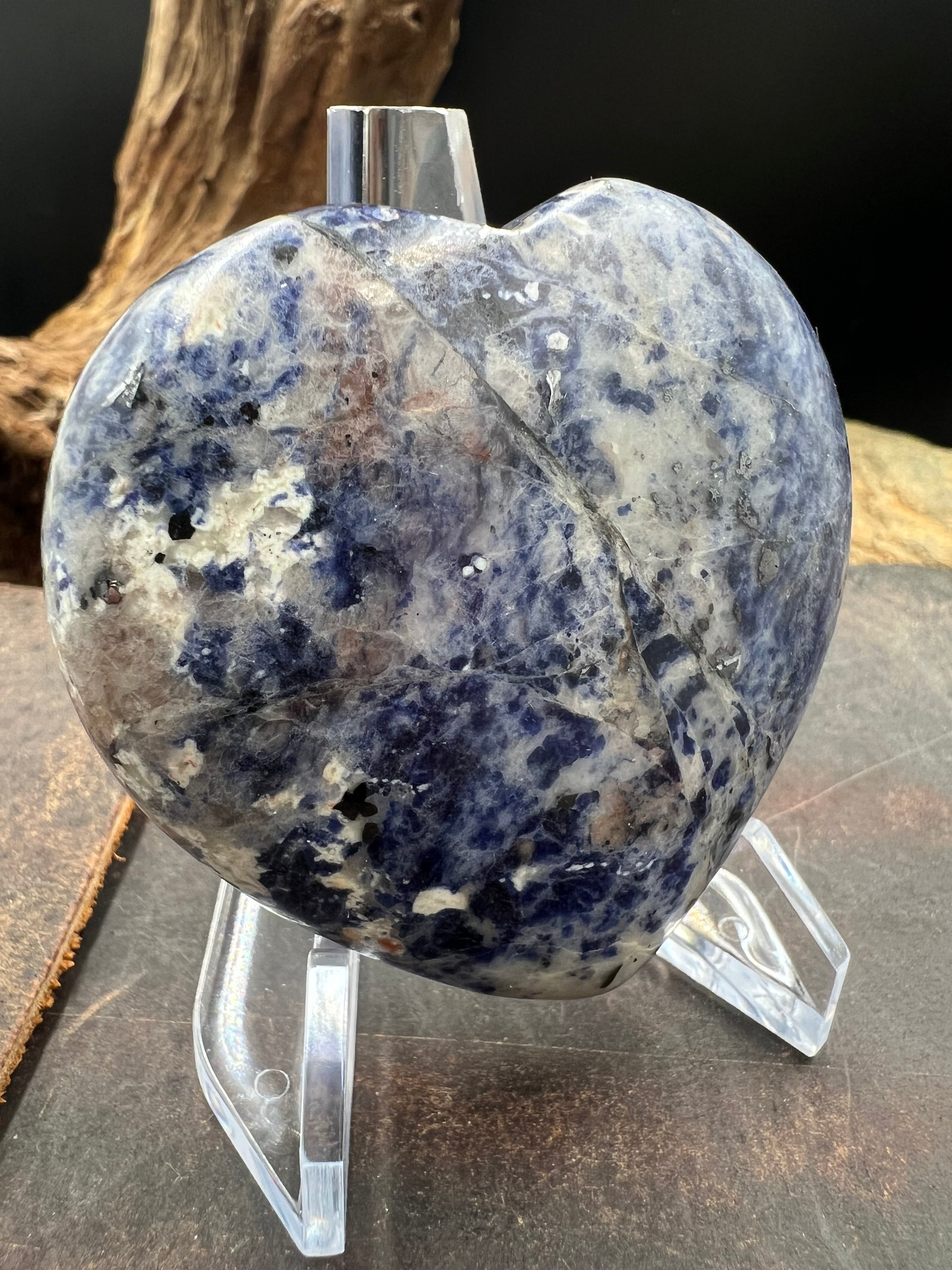 Stone Heart - 60mm - with Display Stand