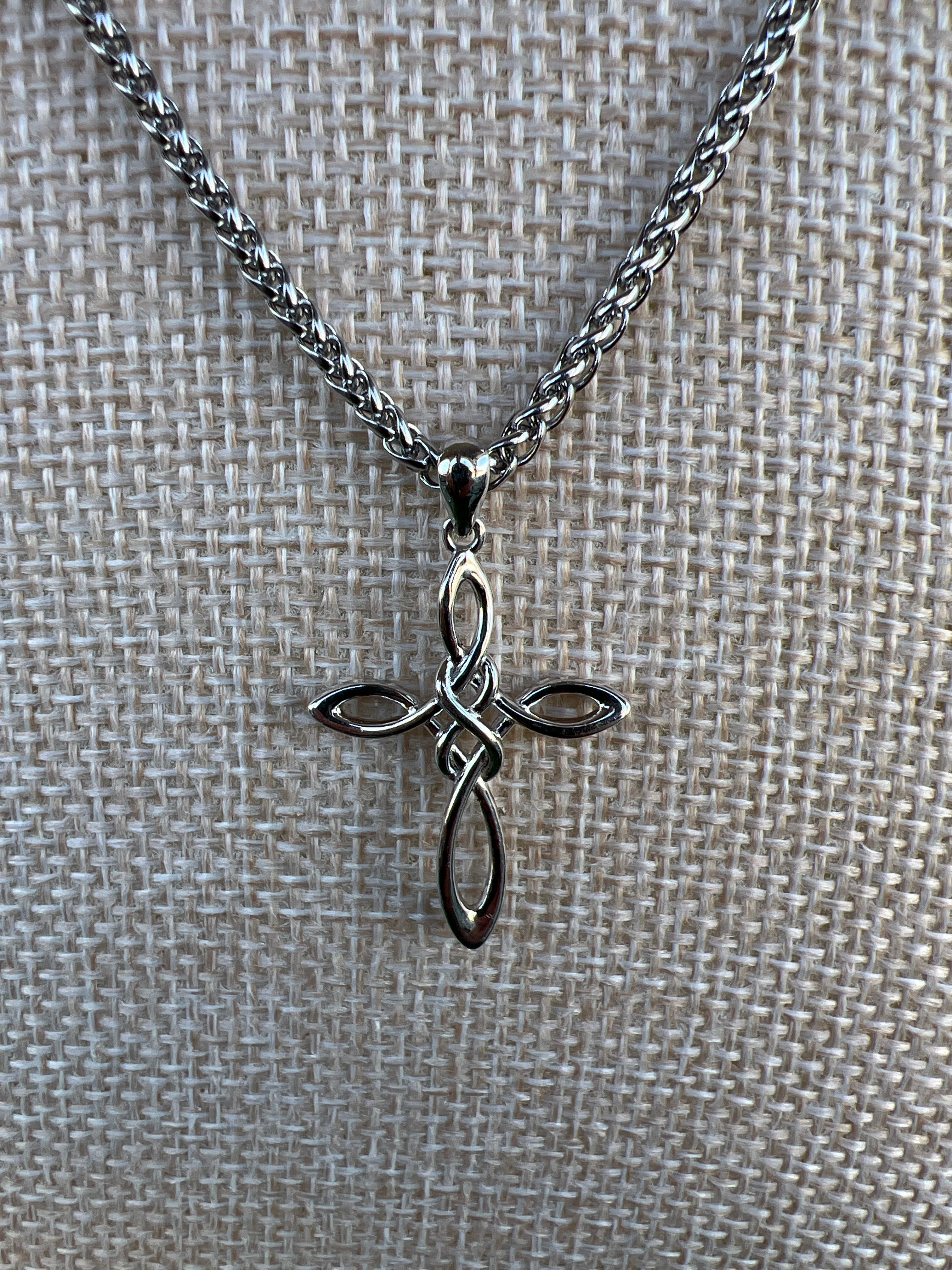 Celtic Cross Knot 925 Silver - Motif Metalworks