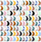 Stone Pocket Charms - 18-20mm - Various Shapes