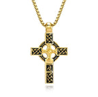 Celtic Heritage Cross Necklace - Motif Metalworks