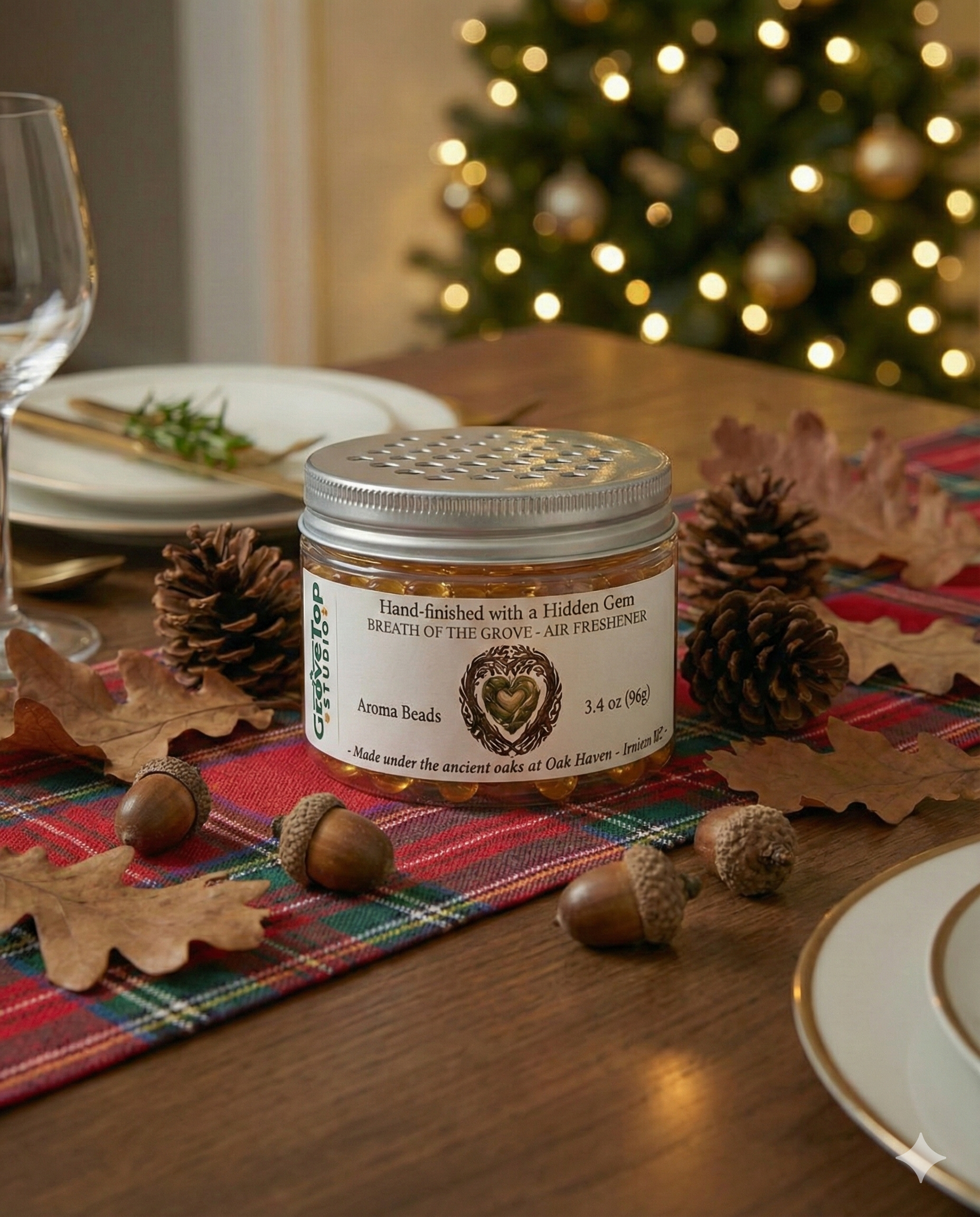 Hearts of the Grove Aroma Beads - Air Freshener with a Hidden Gem